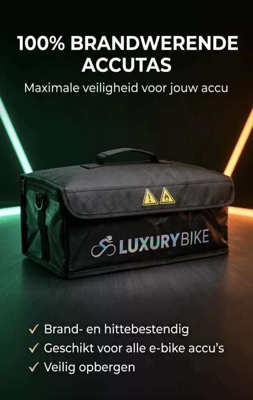 Brandwerende Accutas - Universeel voor E-Bike & Fatbike